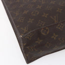LOUIS VUITTON Monogram Sac Plat Hand Bag M51140 LV Auth bs30682-16