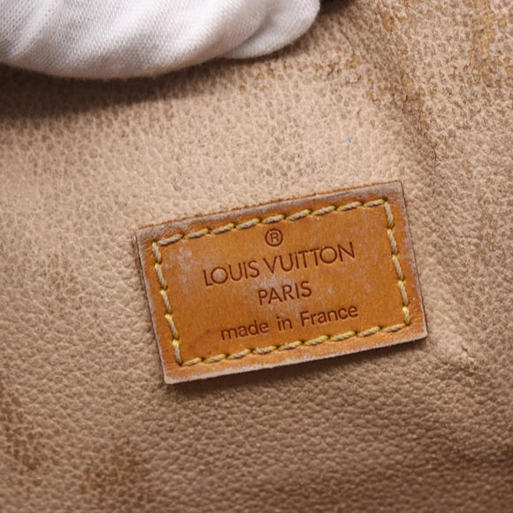 LOUIS VUITTON Monogram Sac Plat Hand Bag M51140 LV Auth bs30682