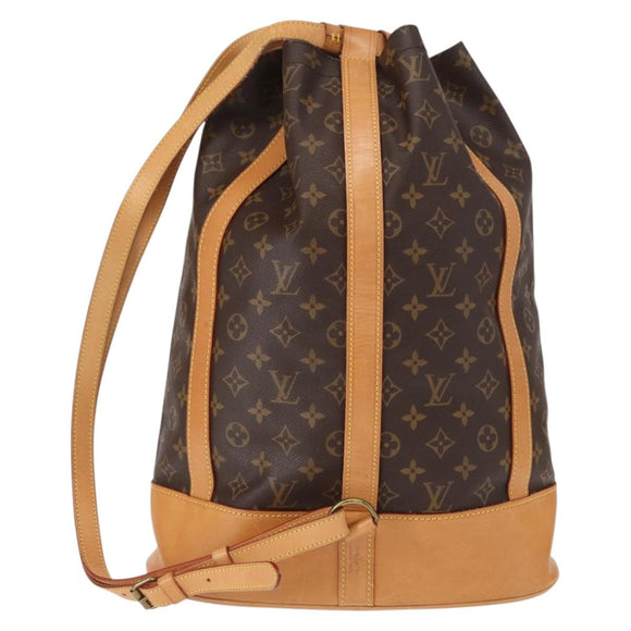 LOUIS VUITTON Monogram Randonnee GM Shoulder Bag M42244 LV Auth bs30683