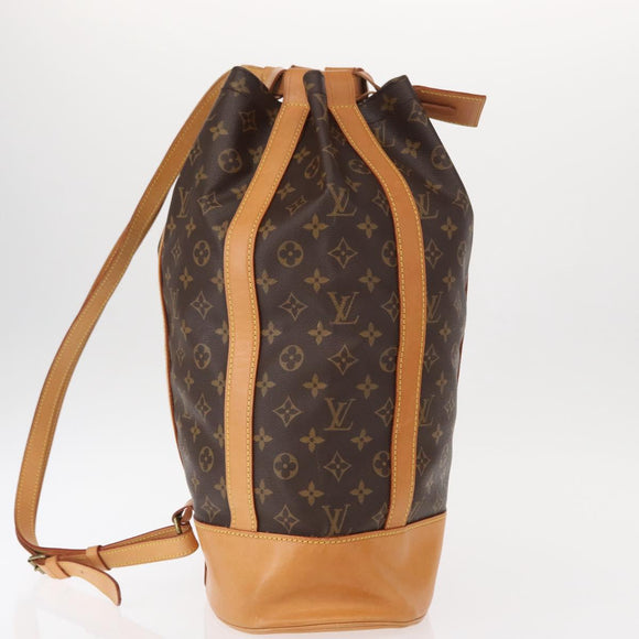 LOUIS VUITTON Monogram Randonnee GM Shoulder Bag M42244 LV Auth bs30683