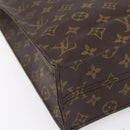 LOUIS VUITTON Monogram Sac Plat Hand Bag M51140 LV Auth bs30684-16