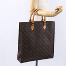 LOUIS VUITTON Monogram Sac Plat Hand Bag M51140 LV Auth bs30684-18