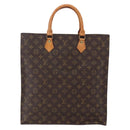 LOUIS VUITTON Monogram Sac Plat Hand Bag M51140 LV Auth bs30684-2