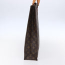 LOUIS VUITTON Monogram Sac Plat Hand Bag M51140 LV Auth bs30684-4