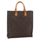 LOUIS VUITTON Monogram Sac Plat Hand Bag M51140 LV Auth bs30686-1