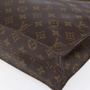 LOUIS VUITTON Monogram Sac Plat Hand Bag M51140 LV Auth bs30686-15