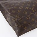 LOUIS VUITTON Monogram Sac Plat Hand Bag M51140 LV Auth bs30686-16