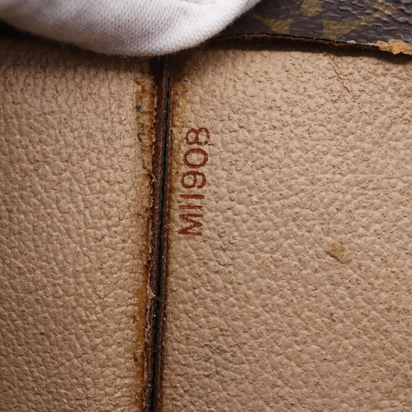 LOUIS VUITTON Monogram Sac Plat Hand Bag M51140 LV Auth bs30686