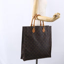 LOUIS VUITTON Monogram Sac Plat Hand Bag M51140 LV Auth bs30686-19