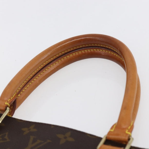LOUIS VUITTON Monogram Sac Plat Hand Bag M51140 LV Auth bs30686