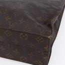 LOUIS VUITTON Monogram Sac Plat Hand Bag M51140 LV Auth bs30690-9
