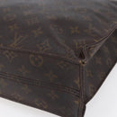 LOUIS VUITTON Monogram Sac Plat Hand Bag M51140 LV Auth bs30690-15