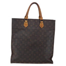 LOUIS VUITTON Monogram Sac Plat Hand Bag M51140 LV Auth bs30690-2