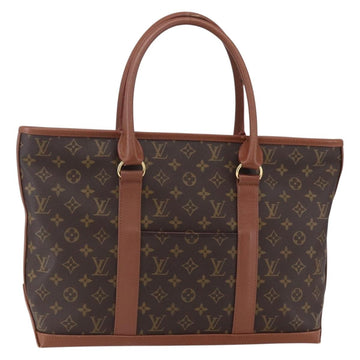 LOUIS VUITTON Monogram Sac Weekend PM Hand Bag M42425 LV Auth bs30691
