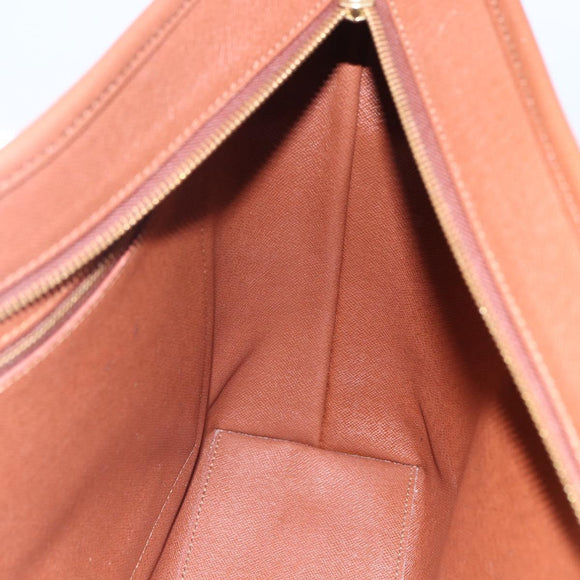 LOUIS VUITTON Monogram Sac Weekend PM Hand Bag M42425 LV Auth bs30691