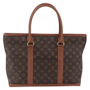 LOUIS VUITTON Monogram Sac Weekend PM Hand Bag M42425 LV Auth bs30691-13