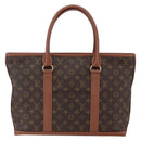 LOUIS VUITTON Monogram Sac Weekend PM Hand Bag M42425 LV Auth bs30691-2