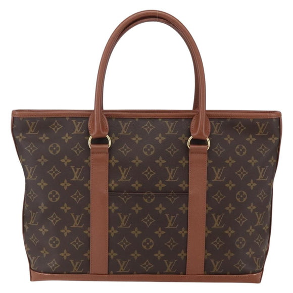 LOUIS VUITTON Monogram Sac Weekend PM Hand Bag M42425 LV Auth bs30691