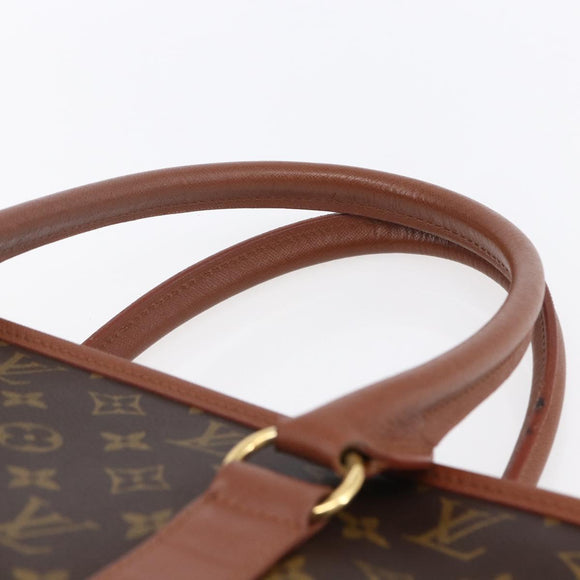 LOUIS VUITTON Monogram Sac Weekend PM Hand Bag M42425 LV Auth bs30691