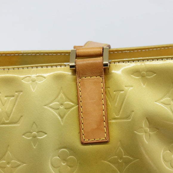 LOUIS VUITTON Monogram Vernis Columbus Tote Bag Gris M91028 LV Auth bs30693