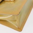 LOUIS VUITTON Monogram Vernis Spring Street Hand Bag Gris M91029 LV Auth bs30694-15