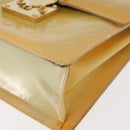 LOUIS VUITTON Monogram Vernis Spring Street Hand Bag Gris M91029 LV Auth bs30694-16