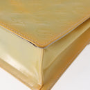 LOUIS VUITTON Monogram Vernis Spring Street Hand Bag Gris M91029 LV Auth bs30694-18