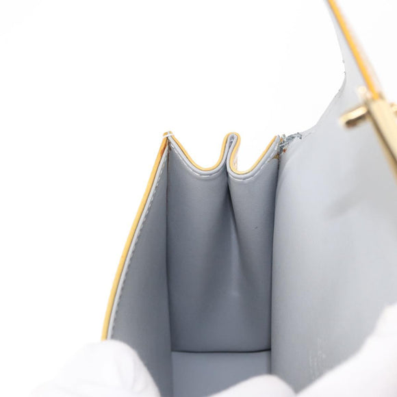 LOUIS VUITTON Monogram Vernis Spring Street Hand Bag Gris M91029 LV Auth bs30694