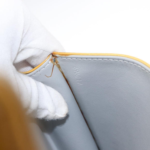 LOUIS VUITTON Monogram Vernis Spring Street Hand Bag Gris M91029 LV Auth bs30694