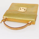 LOUIS VUITTON Monogram Vernis Spring Street Hand Bag Gris M91029 LV Auth bs30694-6