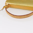 LOUIS VUITTON Monogram Vernis Spring Street Hand Bag Gris M91029 LV Auth bs30694-7