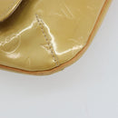 LOUIS VUITTON Monogram Vernis Thompson Street Bag Beige M91301 LV Auth bs30695-16