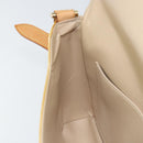 LOUIS VUITTON Monogram Vernis Thompson Street Bag Beige M91301 LV Auth bs30695-21