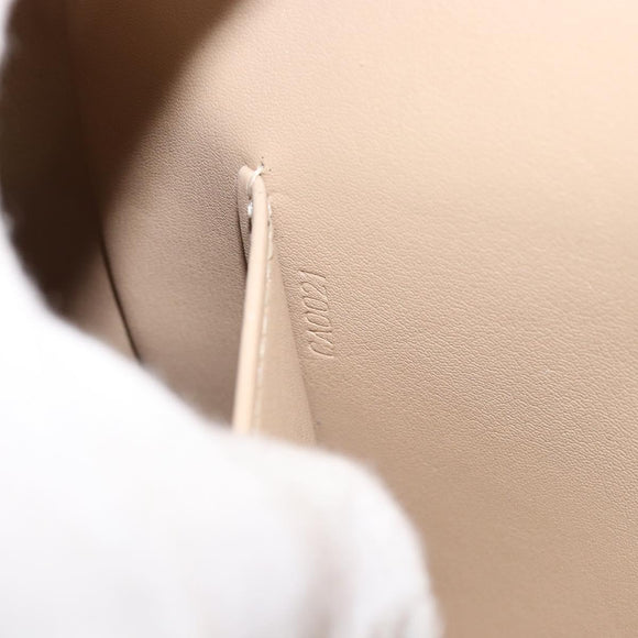 LOUIS VUITTON Monogram Vernis Thompson Street Bag Beige M91301 LV Auth bs30695