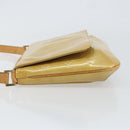 LOUIS VUITTON Monogram Vernis Thompson Street Bag Beige M91301 LV Auth bs30695-4