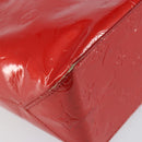 LOUIS VUITTON Monogram Vernis Reade PM Hand Bag Red Rouge M91088 LV Auth bs30698-17