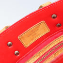LOUIS VUITTON Monogram Vernis Reade PM Hand Bag Red Rouge M91088 LV Auth bs30698-19