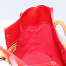 LOUIS VUITTON Monogram Vernis Reade PM Hand Bag Red Rouge M91088 LV Auth bs30698-20