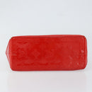 LOUIS VUITTON Monogram Vernis Reade PM Hand Bag Red Rouge M91088 LV Auth bs30698-5