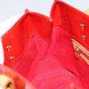 LOUIS VUITTON Monogram Vernis Reade PM Hand Bag Red Rouge M91088 LV Auth bs30699-20