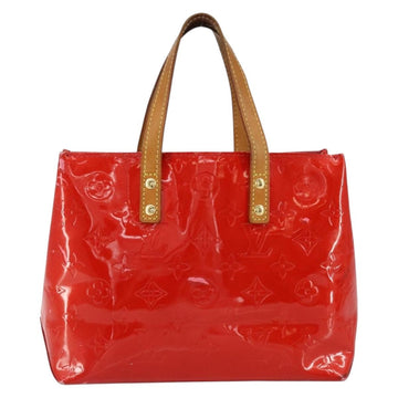 LOUIS VUITTON Monogram Vernis Reade PM Hand Bag Red Rouge M91088 LV Auth bs30699 - 0