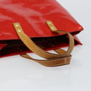 LOUIS VUITTON Monogram Vernis Reade PM Hand Bag Red Rouge M91088 LV Auth bs30699-7