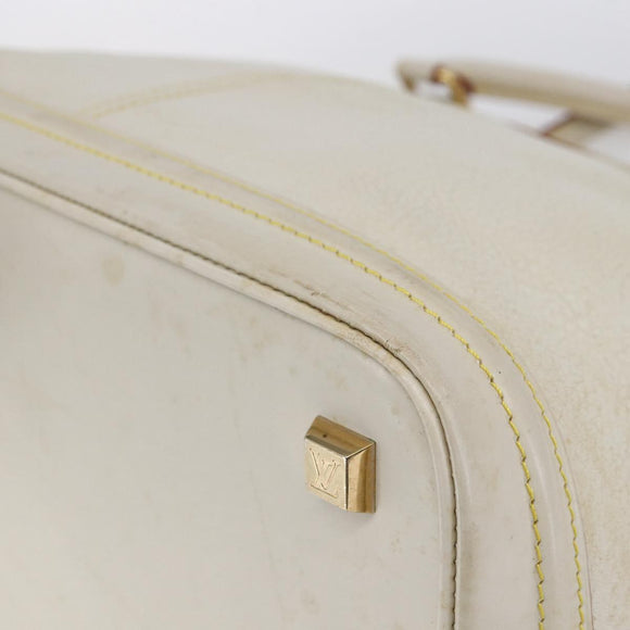 LOUIS VUITTON Suhari Rock It PM Hand Bag White M91887 LV Auth bs30703