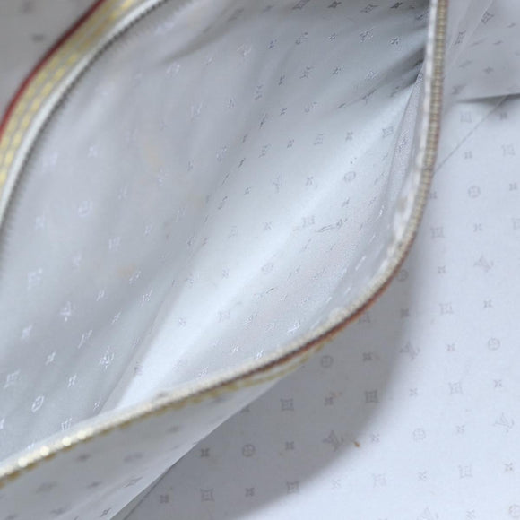 LOUIS VUITTON Suhari Rock It PM Hand Bag White M91887 LV Auth bs30703