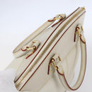 LOUIS VUITTON Suhari Rock It PM Hand Bag White M91887 LV Auth bs30703-6