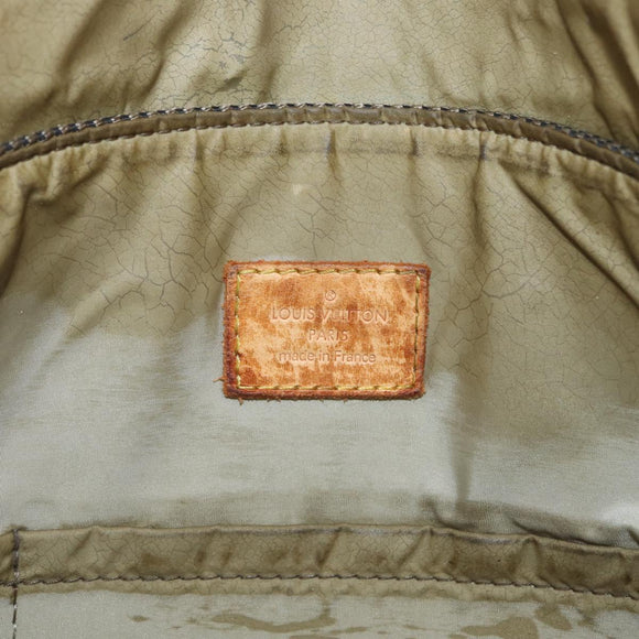 LOUIS VUITTON Damier Geant Roux Shoulder Bag Tail M93077 LV Auth bs30705