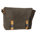 LOUIS VUITTON Damier Geant Roux Shoulder Bag Tail M93077 LV Auth bs30705-1