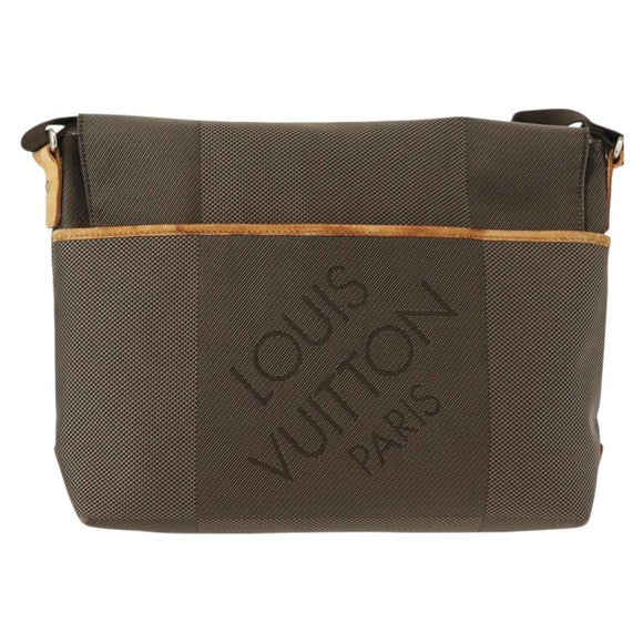 LOUIS VUITTON Damier Geant Roux Shoulder Bag Tail M93077 LV Auth bs30705