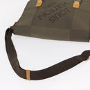 LOUIS VUITTON Damier Geant Roux Shoulder Bag Tail M93077 LV Auth bs30705-6