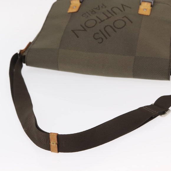 LOUIS VUITTON Damier Geant Roux Shoulder Bag Tail M93077 LV Auth bs30705